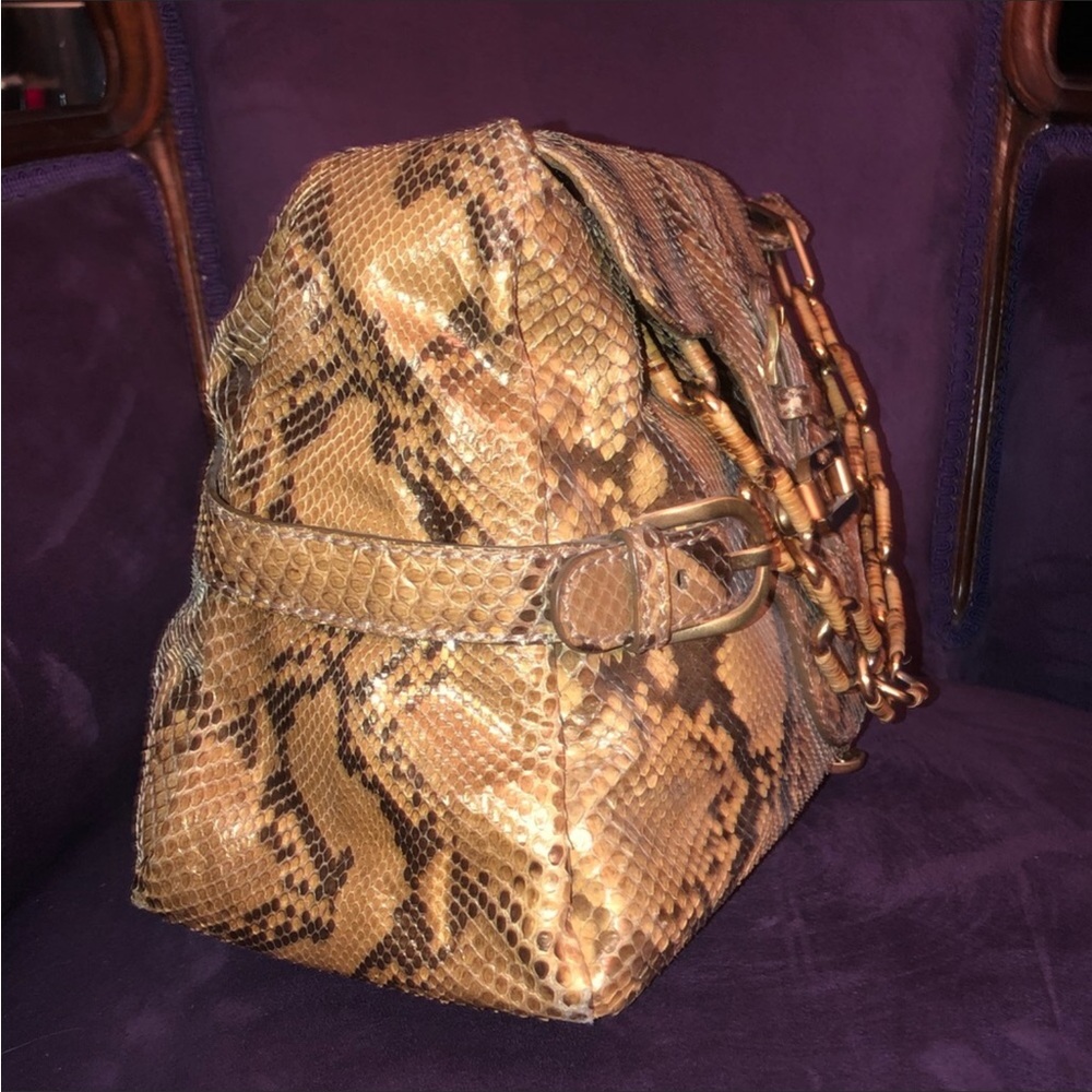 Jimmy Choo python shoulder bag EUC - Picture 8 of 9